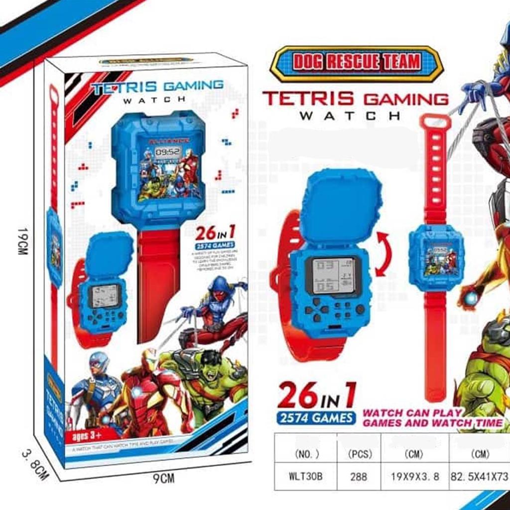Reloj Miniconsola Tetris Retro 26 En 1